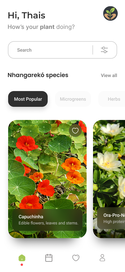 Conteúdo selecionado da home do app